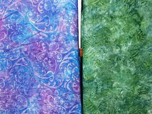 Batik fabric Ontario with stamp technique