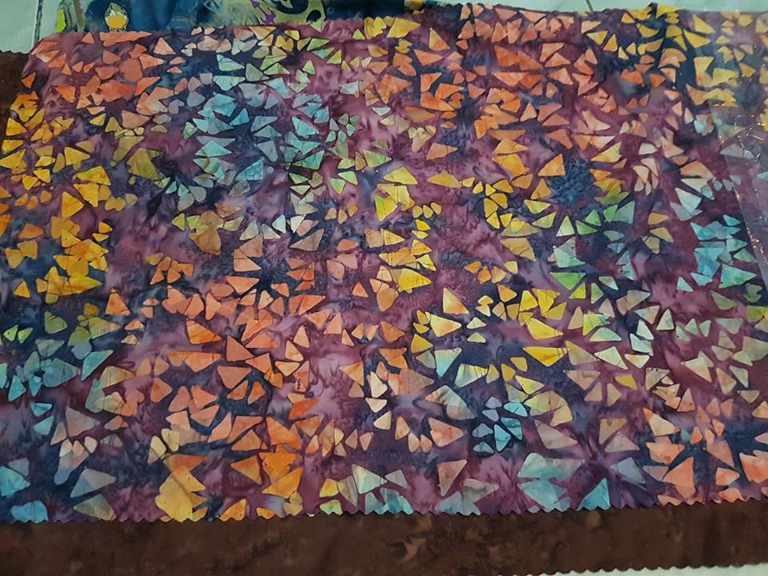 Batik fabric NZ with tie dye technique