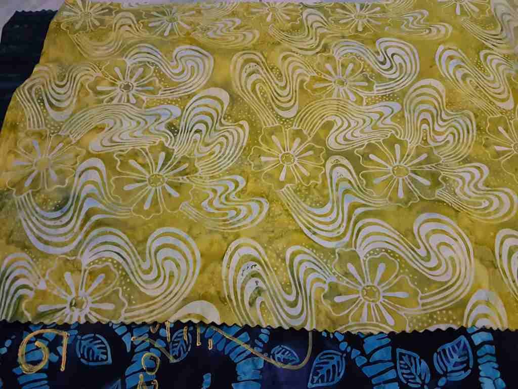 Batik fabric 108 wide is a common size in Batik