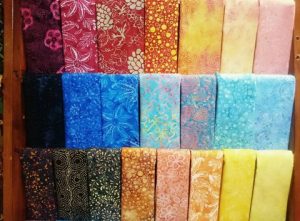 Yellow batik fabric for Quilts, Quilting or Jelly rolls 3