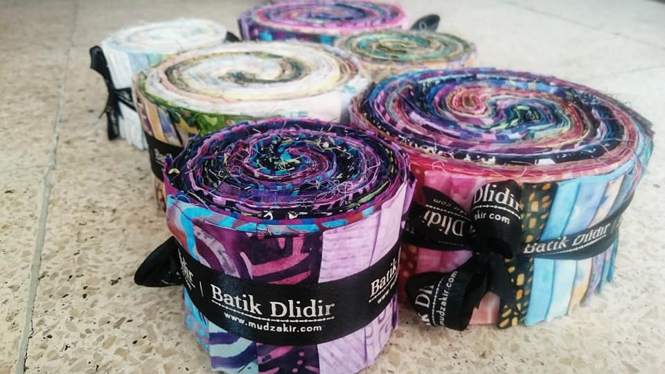 Bali batik jelly rolls with cotton 100 % and low price 