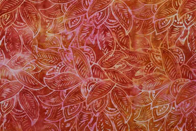 Orange Batik Fabric in UK for Quilting The Best Quality