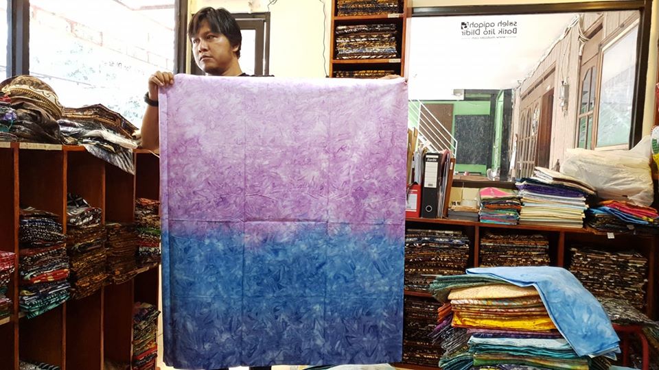 Batik quilting with Ombre technique 123