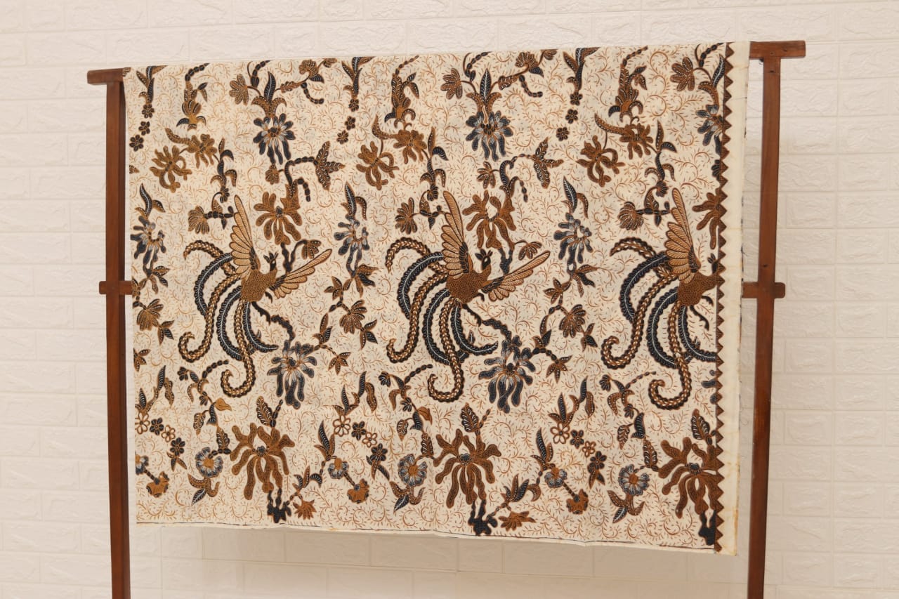 Batik fabric for dressmaking at Uzbekistan